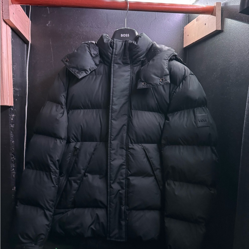 Boss Men's Dark Puffer Jacket